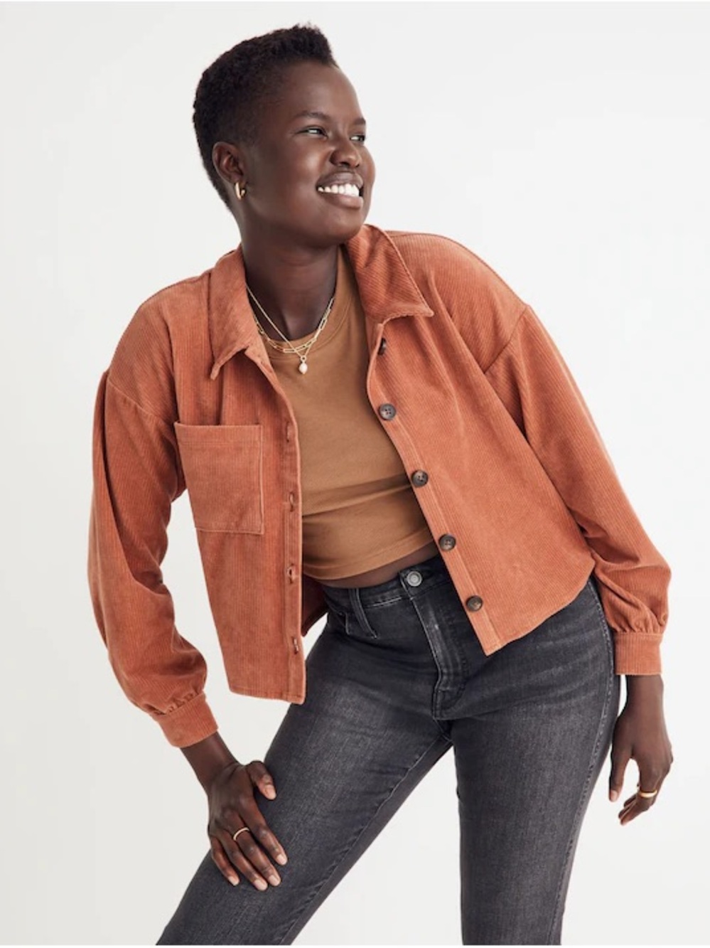 Madewell Corduroy Button-Up Jacket